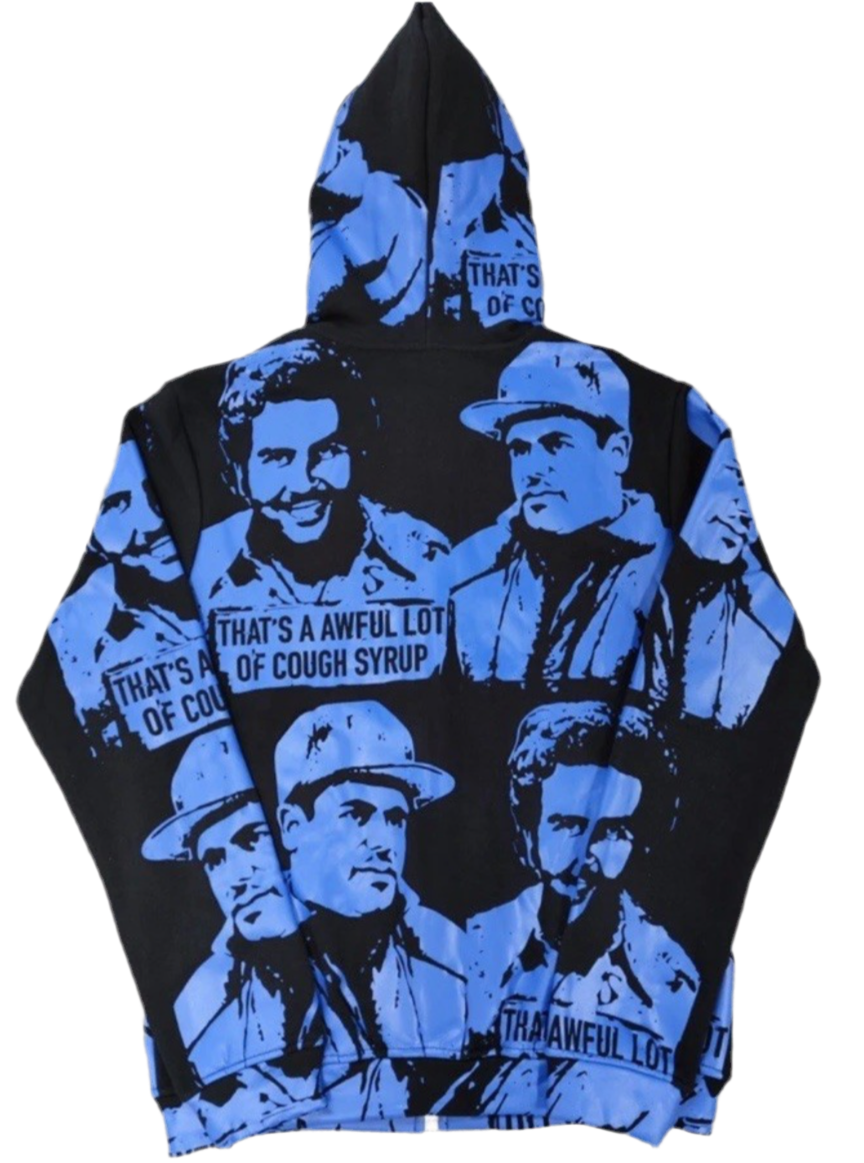 awful lot of cough syrup zip up