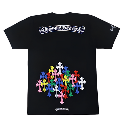 Chrome Hearts Multi Color Cross Tee