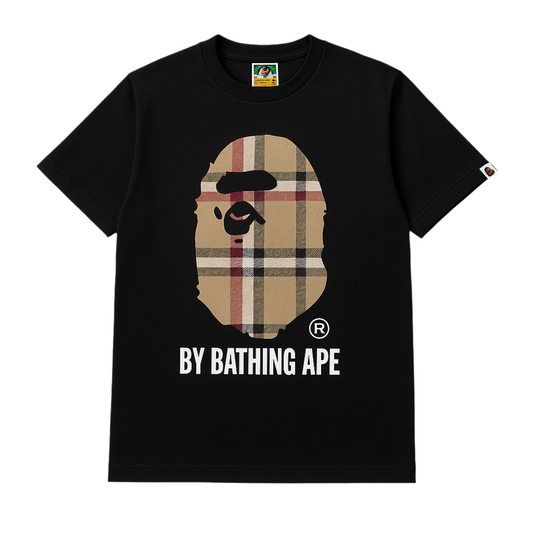 BAPE A Bathing Ape Check By Bathing Tee